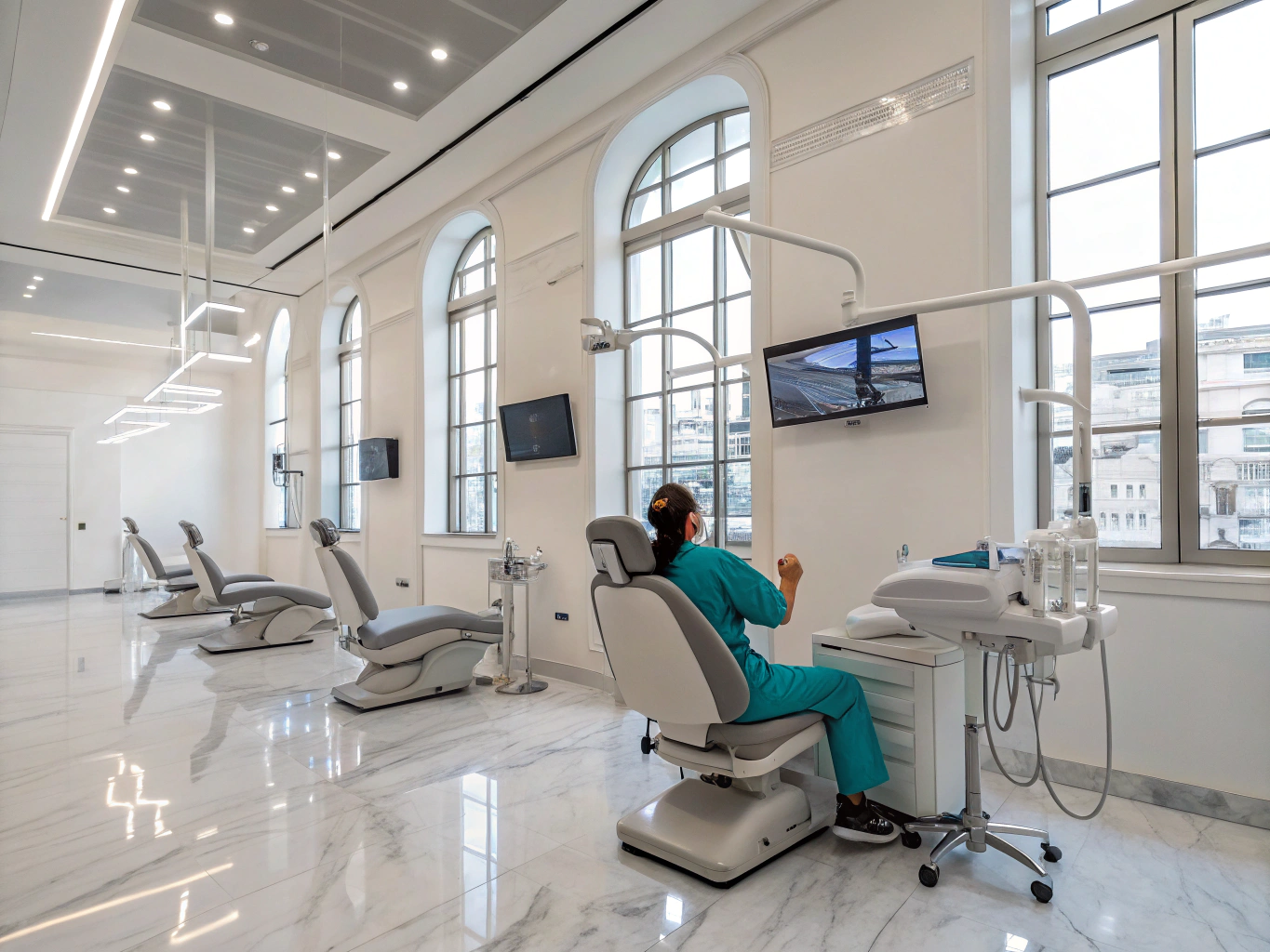 Modern dental operatory and patient treatment suite at Chandigarh Dental Clinic & Implant Centre